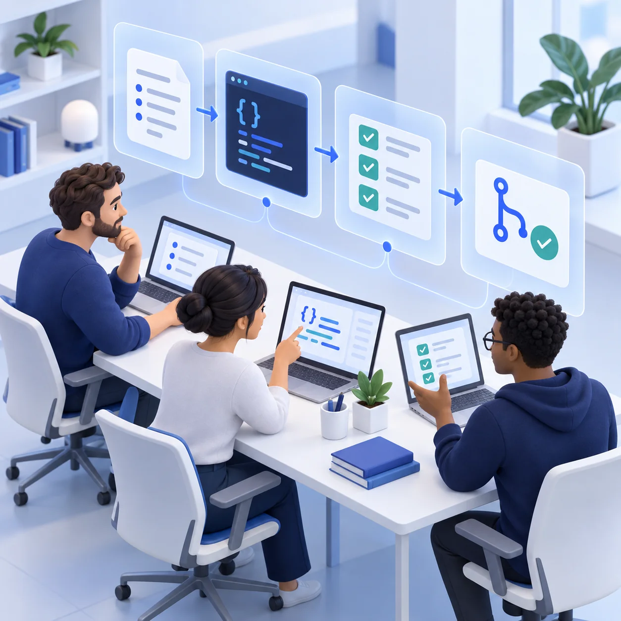 Profesionales usan IA para conectar requisitos, código, pruebas y revisión de software
