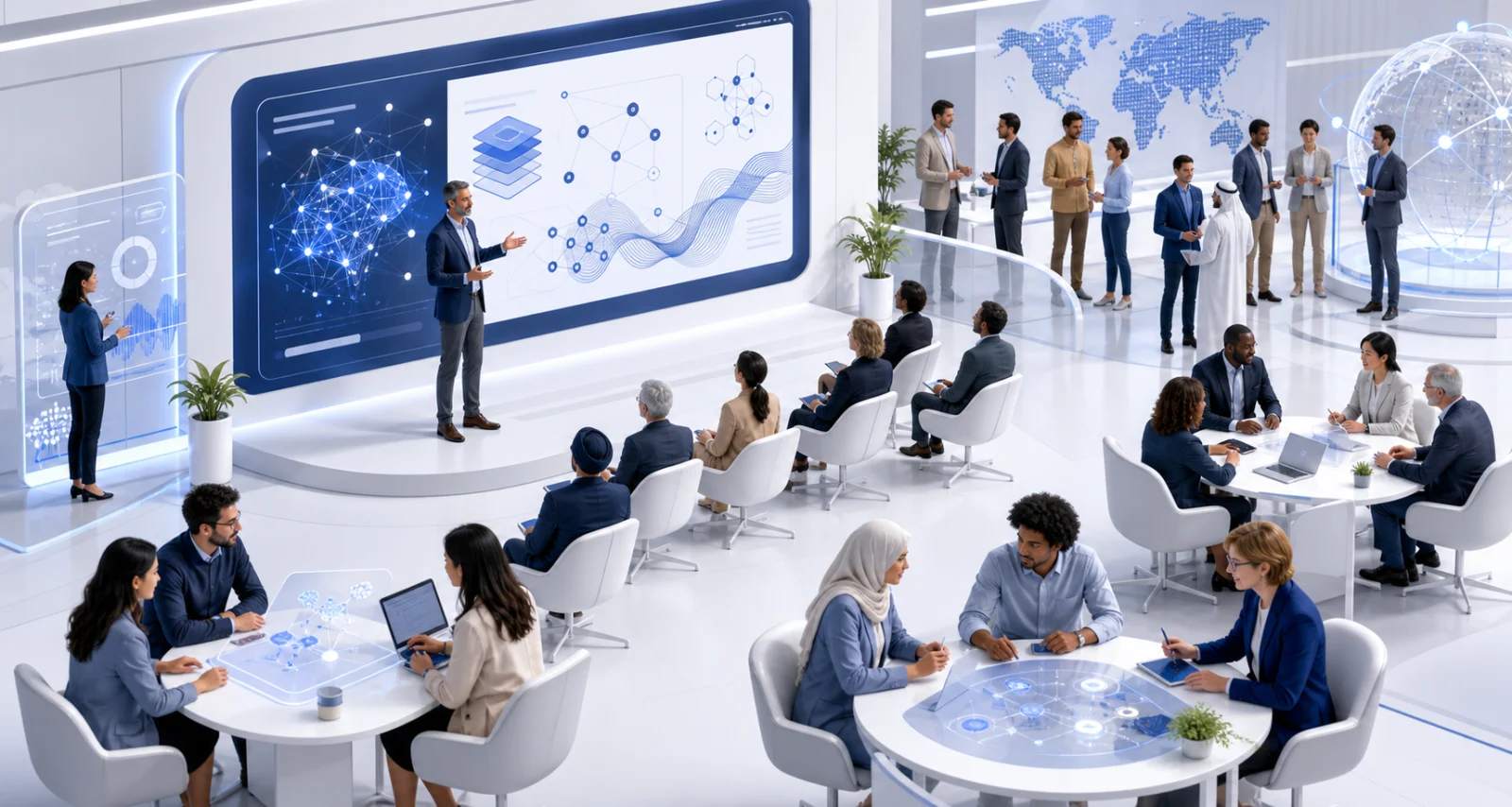 Workshop internacional con presentaciones y mesas de trabajo sobre inteligencia artificial